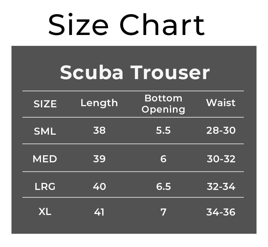 Blue scuba trouser